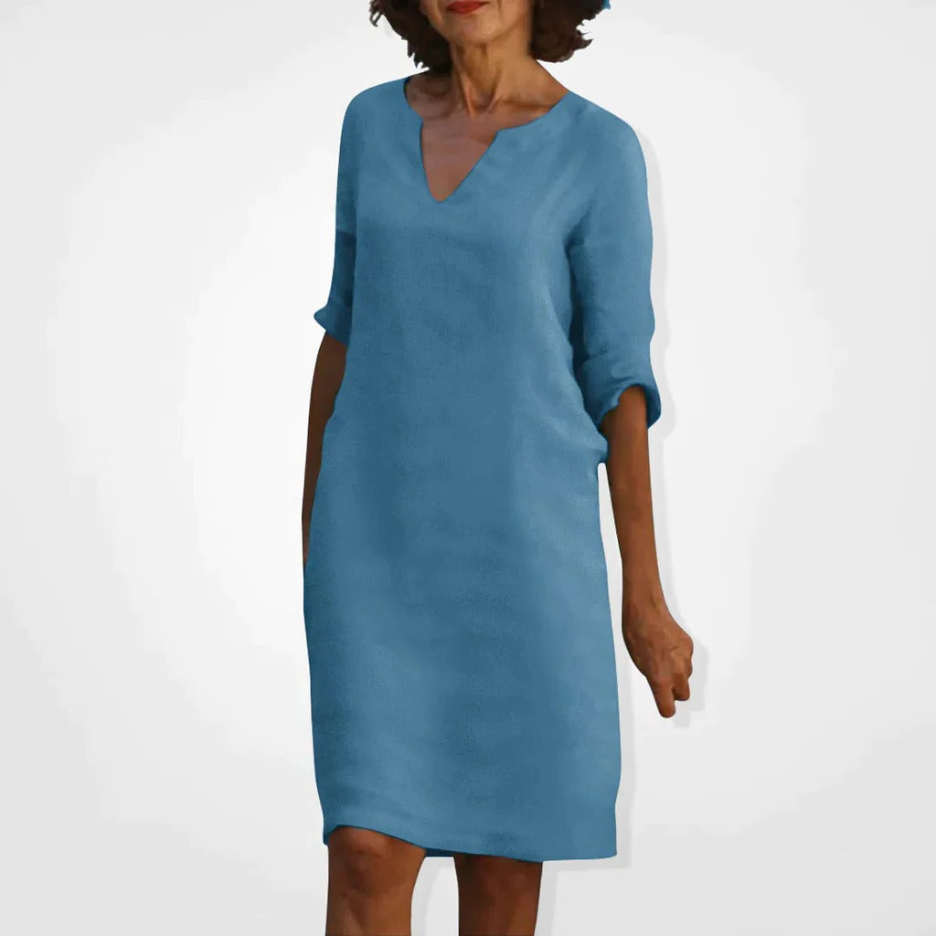 Summer Dress With V-Neck - product image 9
