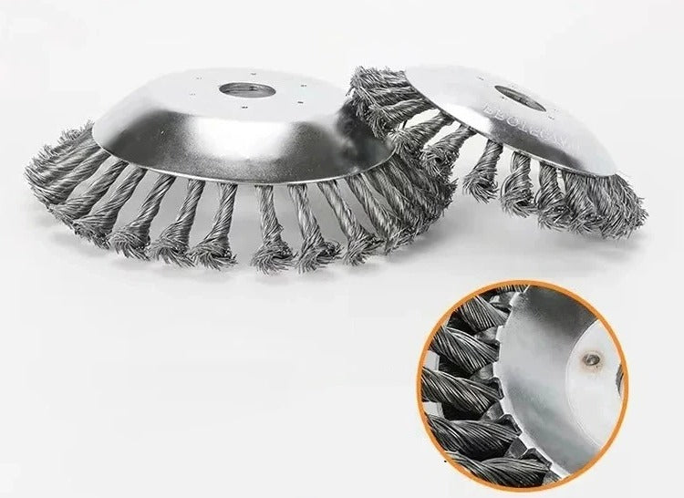 Heavy-Duty Wire Weeding Wheel - product detail 4