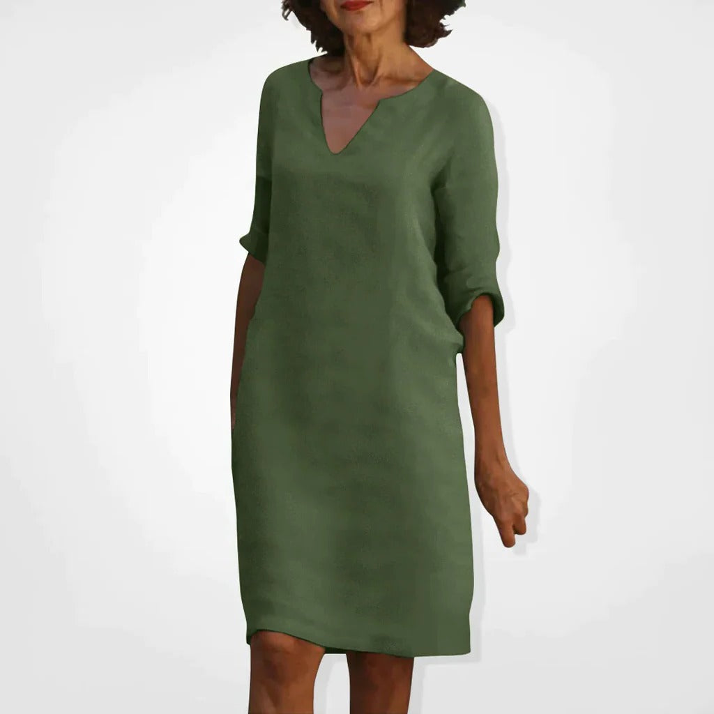 Summer Dress With V-Neck - product image 10