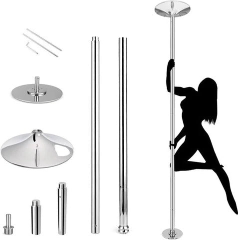 Portable Home Fitness Spinning Dance Pole 1.7in - product detail 6