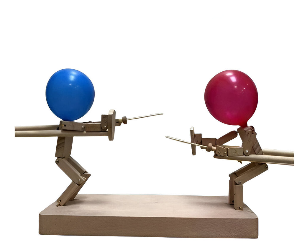 Wooden fencing puppets game - product image 1