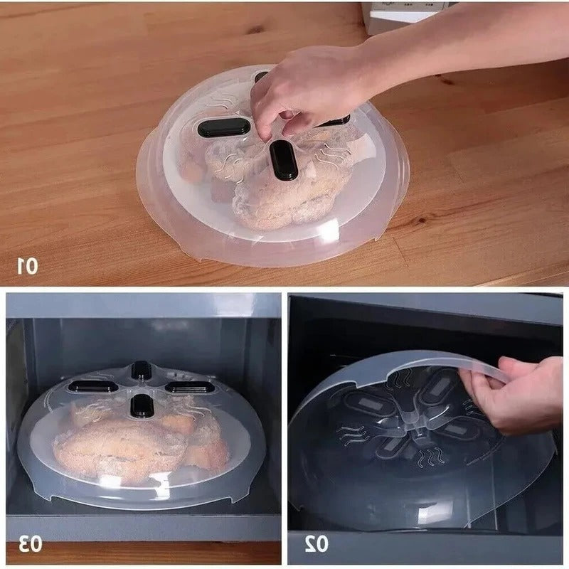 Magnetic Microwave Splatter Cover - product detail 3