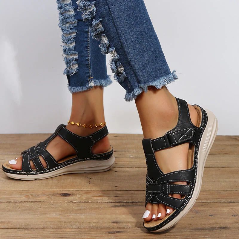 Women's orthopaedic sandals with Velcro - product image 2