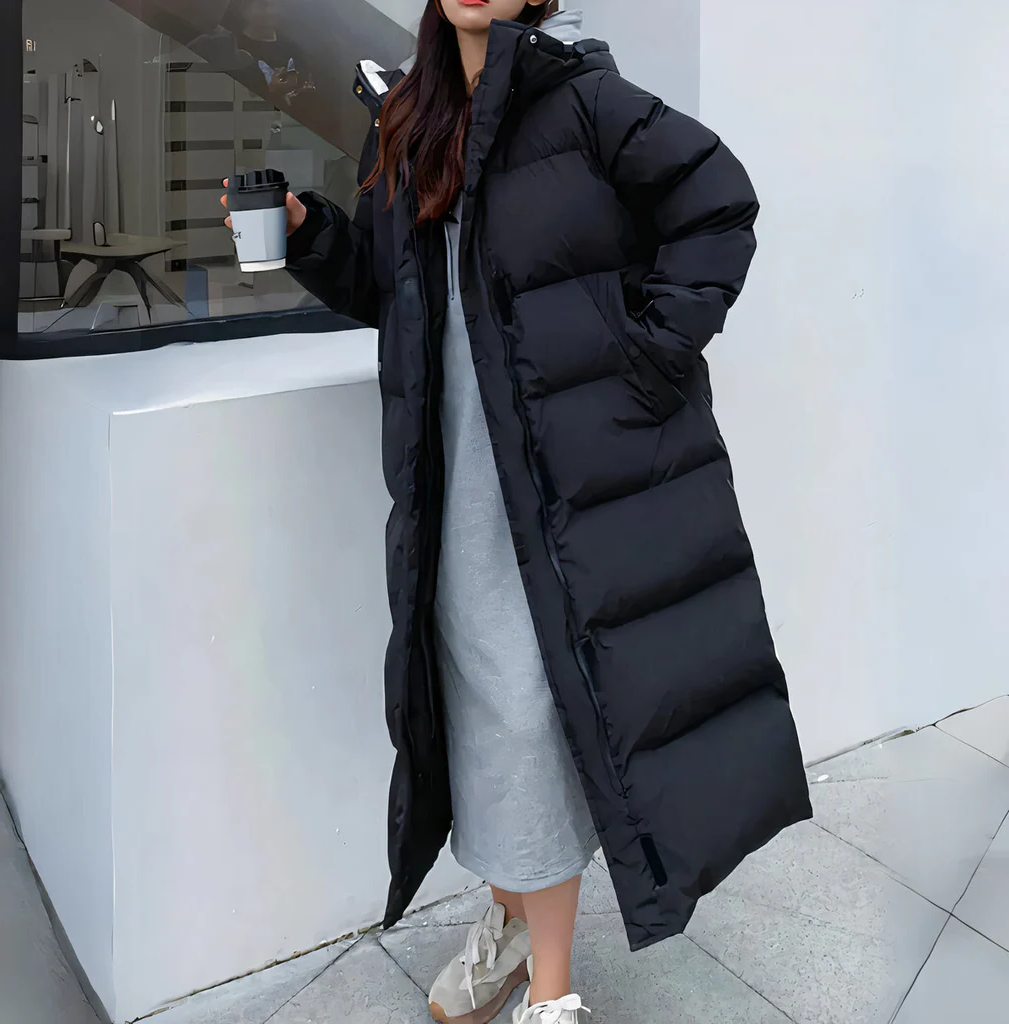 Fashionable and windproof long jacket - product image 3