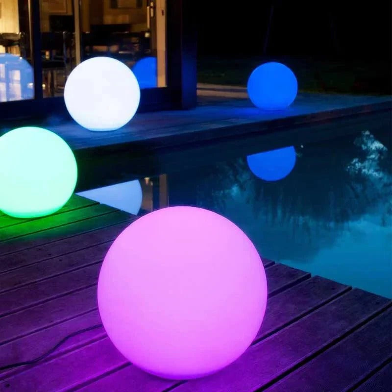 Outdoor Globe Light - Wireless, Weatherproof, 16 Colors LED Sphere light - product image 8