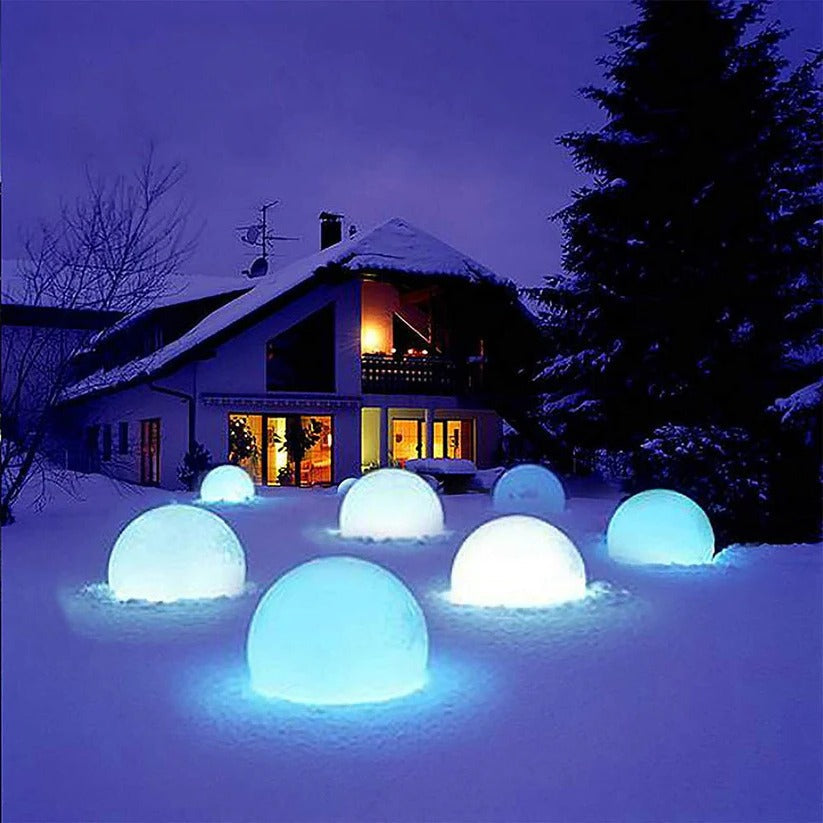 Outdoor Globe Light - Wireless, Weatherproof, 16 Colors LED Sphere light - product image 9