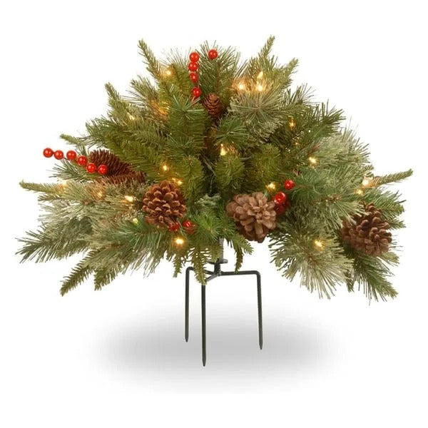 Pre-lit Artificial Christmas Tree Feel Real Urn Filler - product image 2