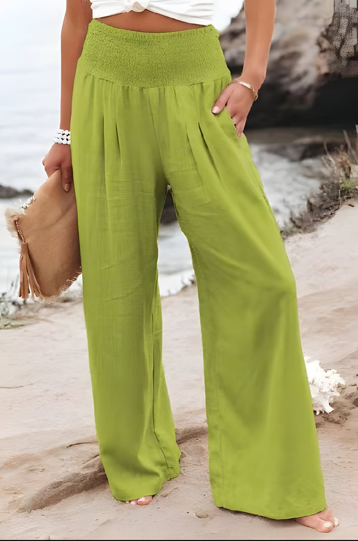 Comfortable linen trousers for women - product image 5