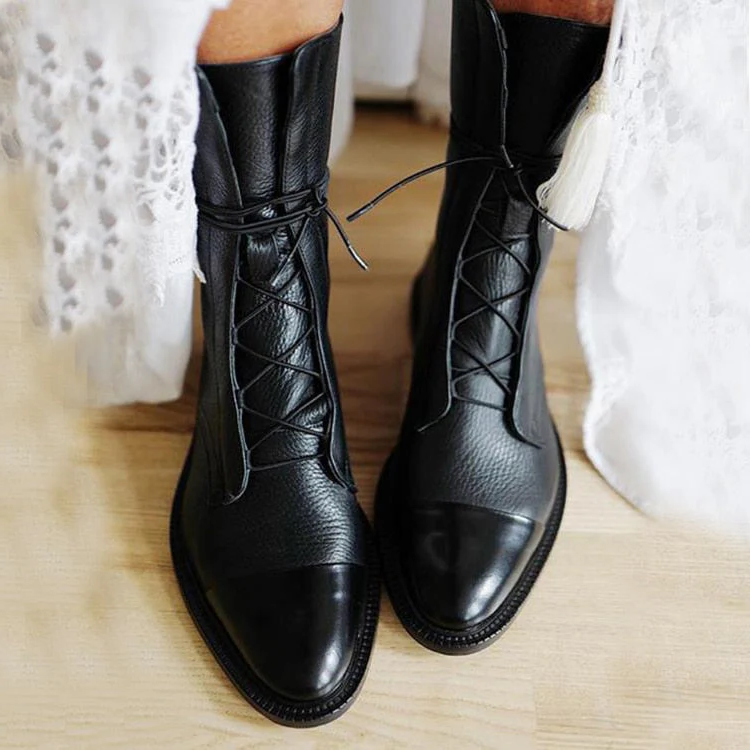Vintage Heeled Ankle Boots For Women - product image 1