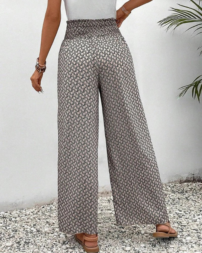 Women's Trousers With Geometric Print - product image 1