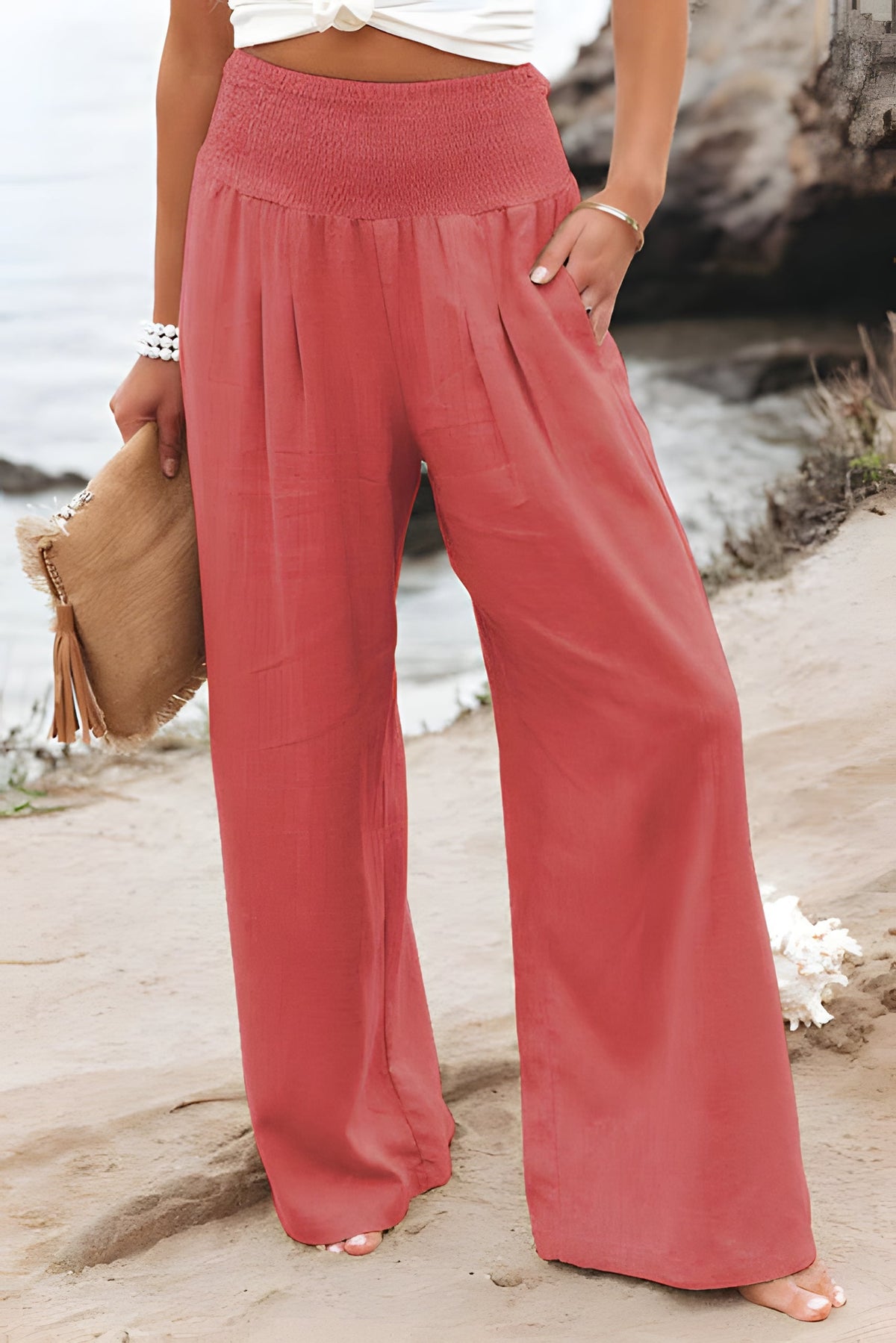 Comfortable linen trousers for women - product image 3