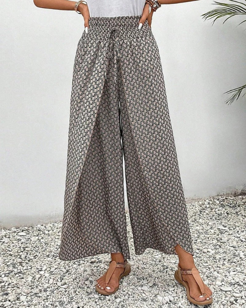 Women's Trousers With Geometric Print - product image 2