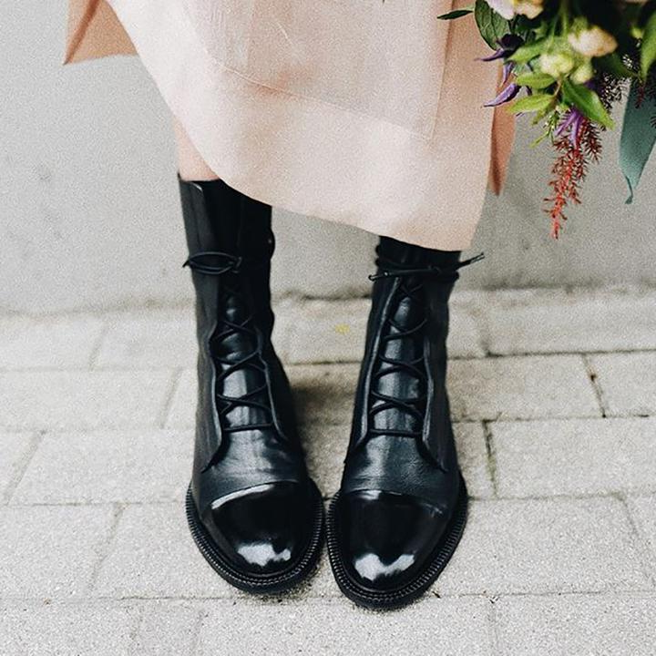 Vintage Heeled Ankle Boots For Women - product image 6