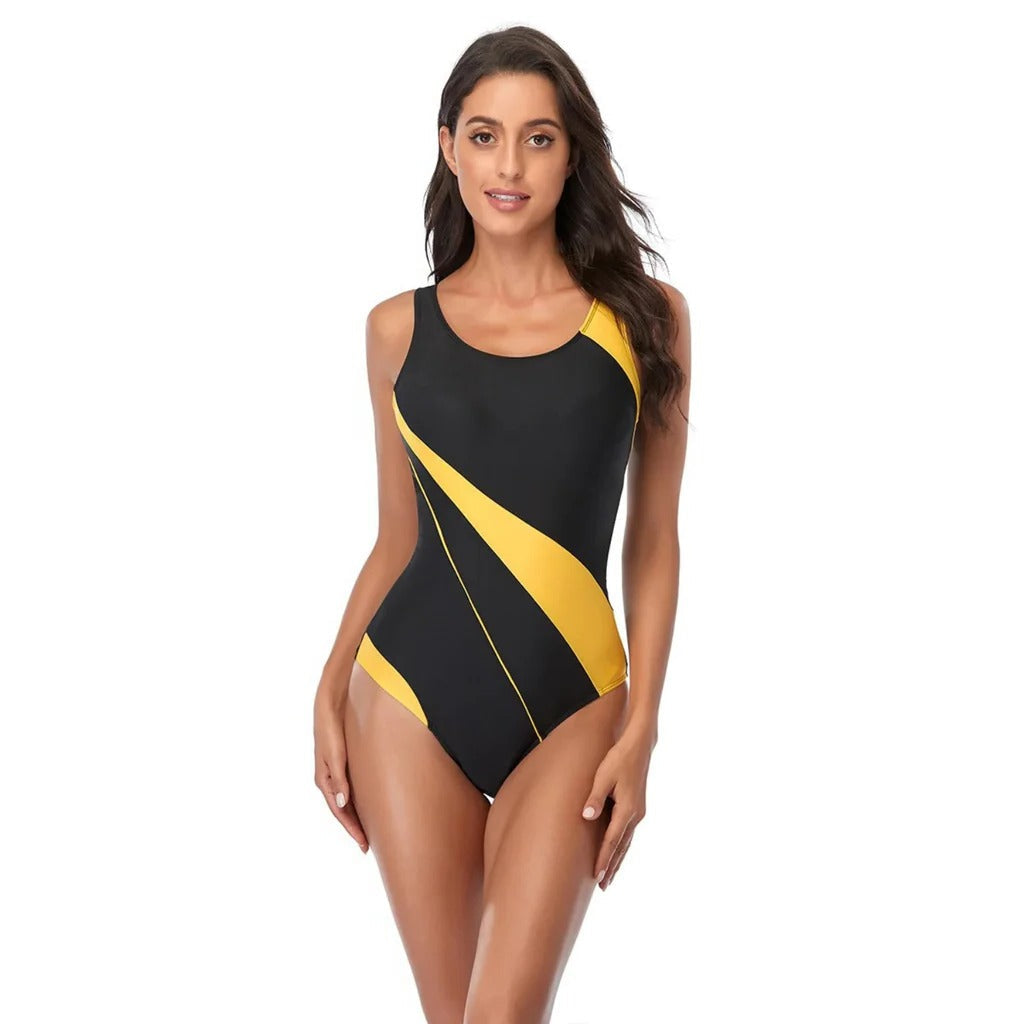 Tricolor Vulcanized Swimsuit - product image 2