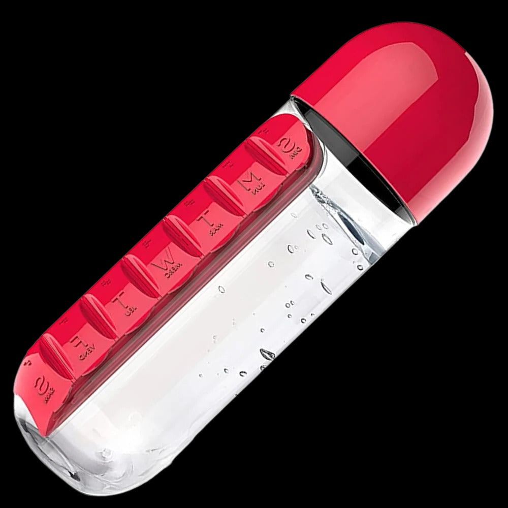 NOMOVA Water Bottle with Pill Holder