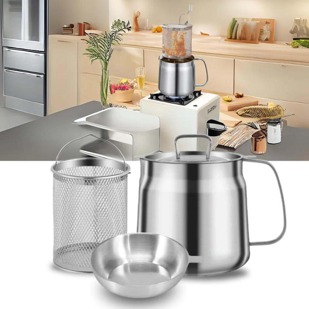 2-in-1 Stainless Steel Deep Frying Pot - product image 5