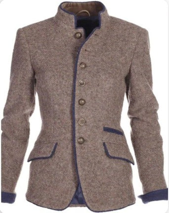 Elegant solid color women's jacket - product image 2