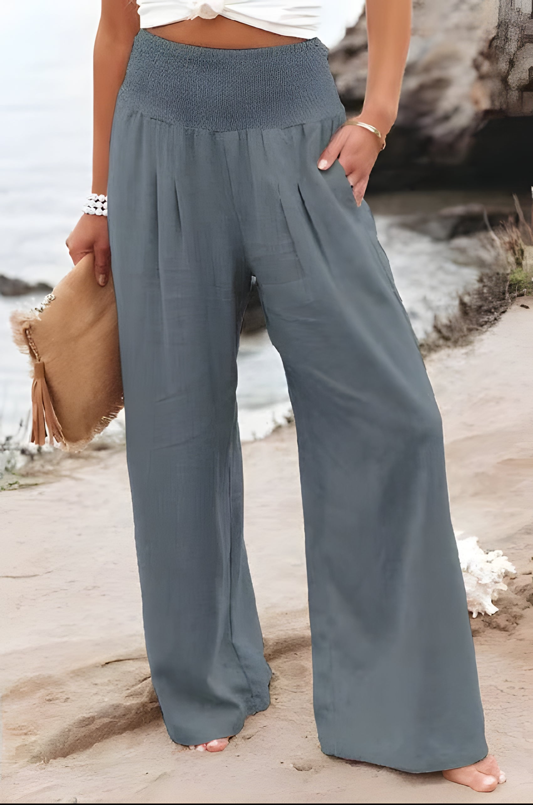 Comfortable linen trousers for women - product image 1