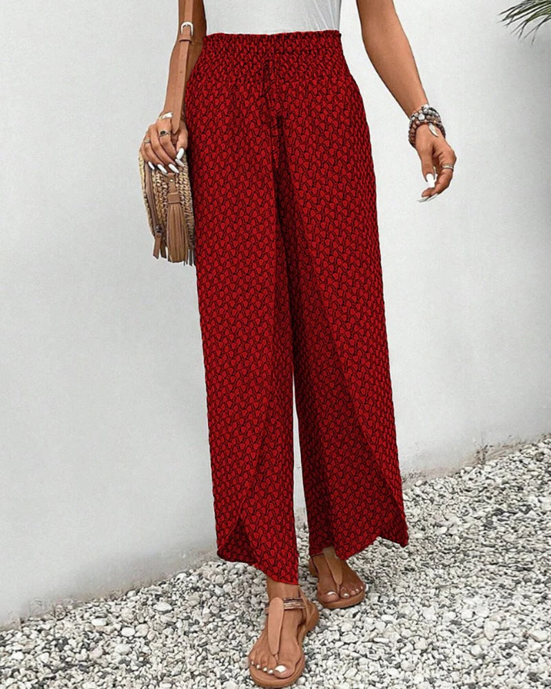 Women's Trousers With Geometric Print - product image 4