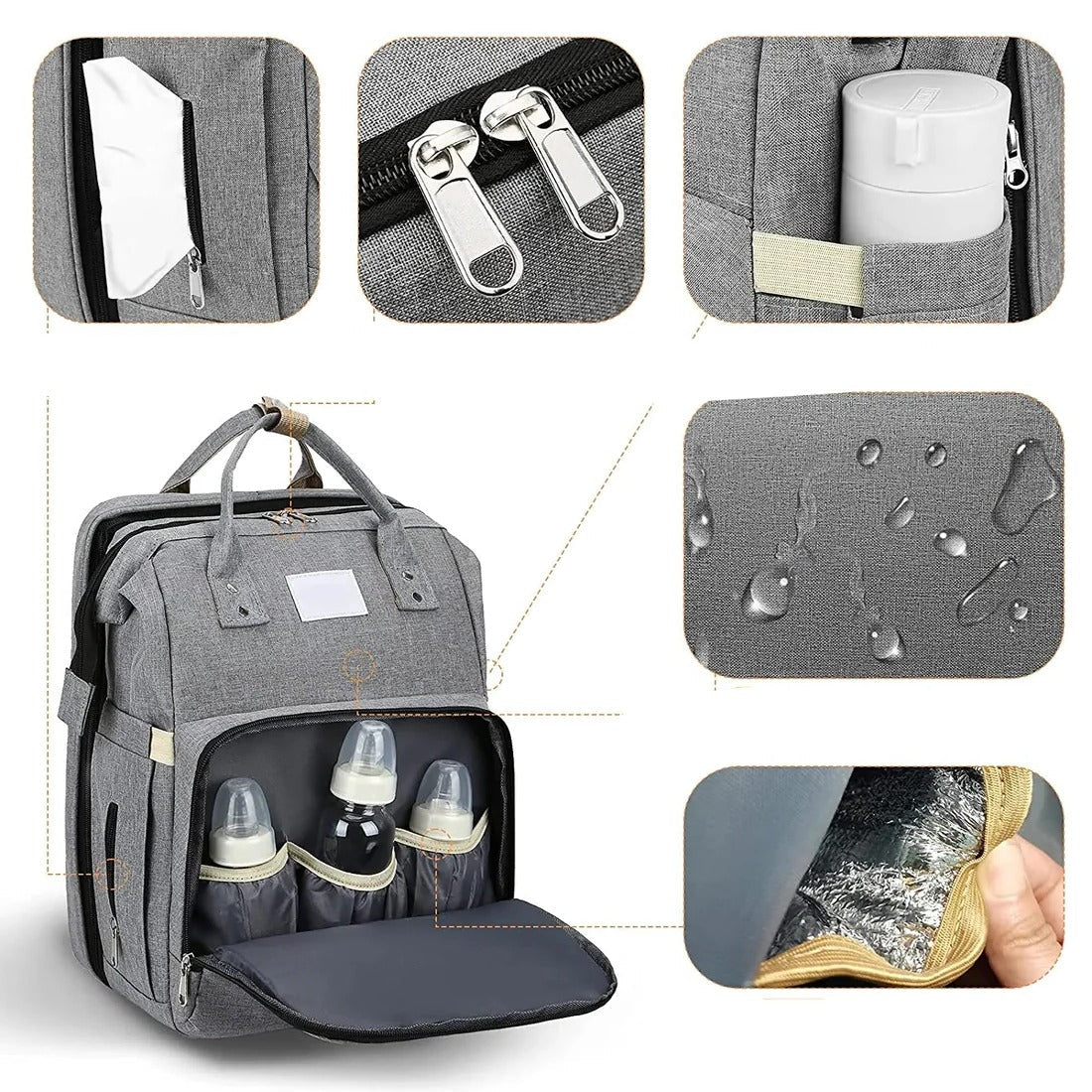 Baby Essentials Parent Backpack - product detail 2