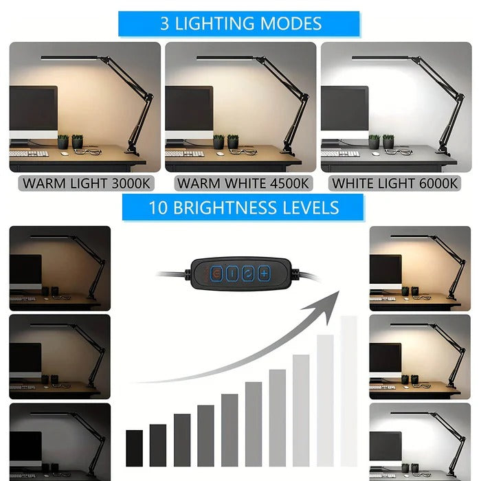 LED Desk Lamp with Clamp - product detail 6