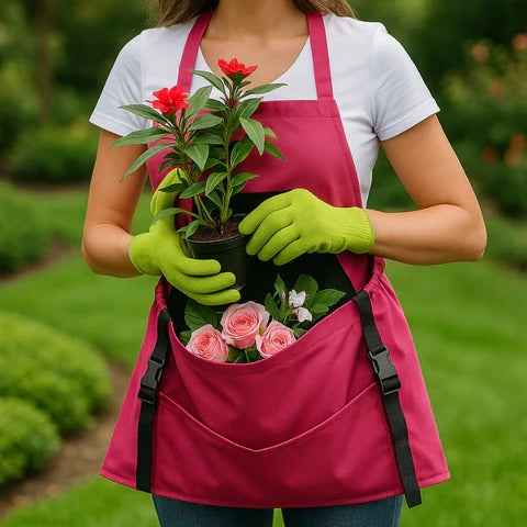 Durable Harvesting Apron With Drop-Release Pouch - product detail 6