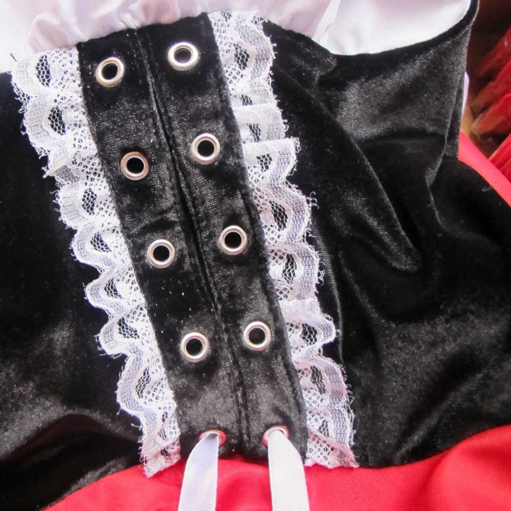 Official Little Red Riding Hooded Dress Woman Costume - product image 5