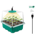 NOMOVA Household New Nursery Pot With Lamp - Plant Seed Starter Tray with Grow Light