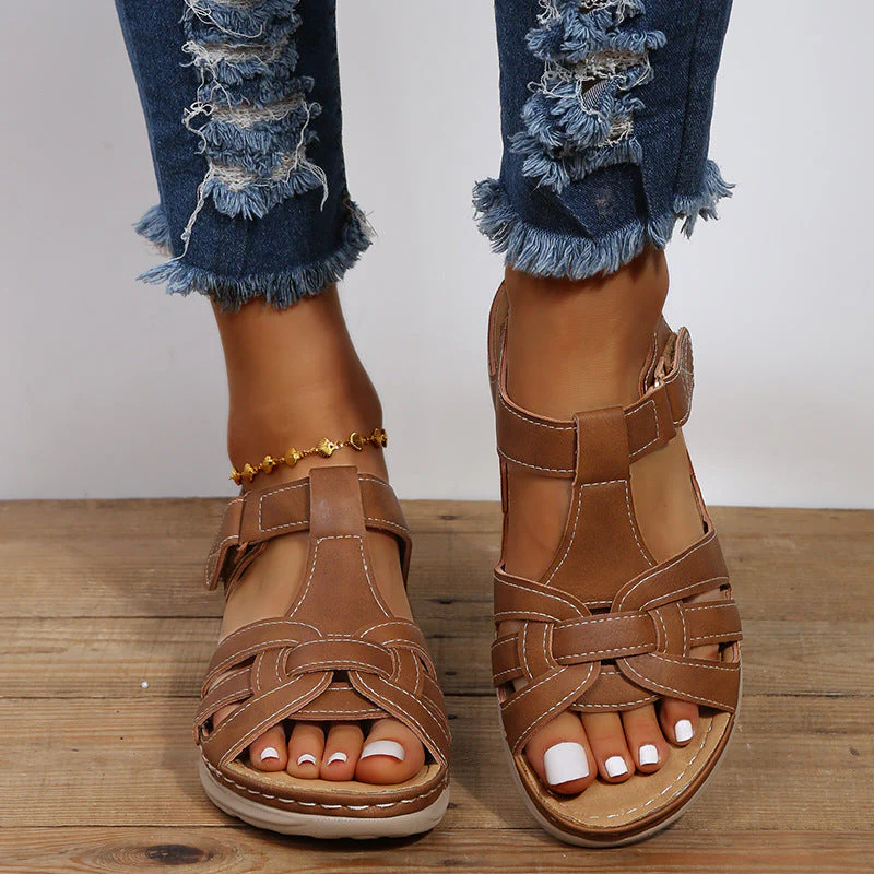 Women's orthopaedic sandals with Velcro - product image 1