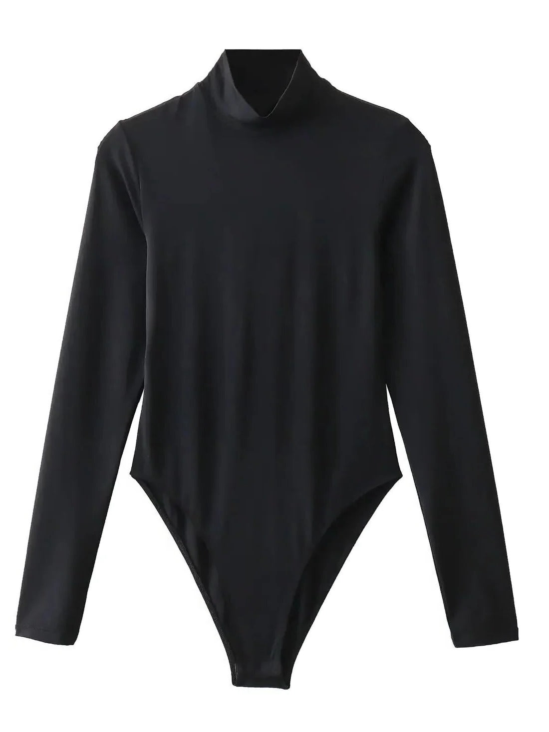 Long Sleeve Bodysuit - Turtleneck Collar - product detail 5