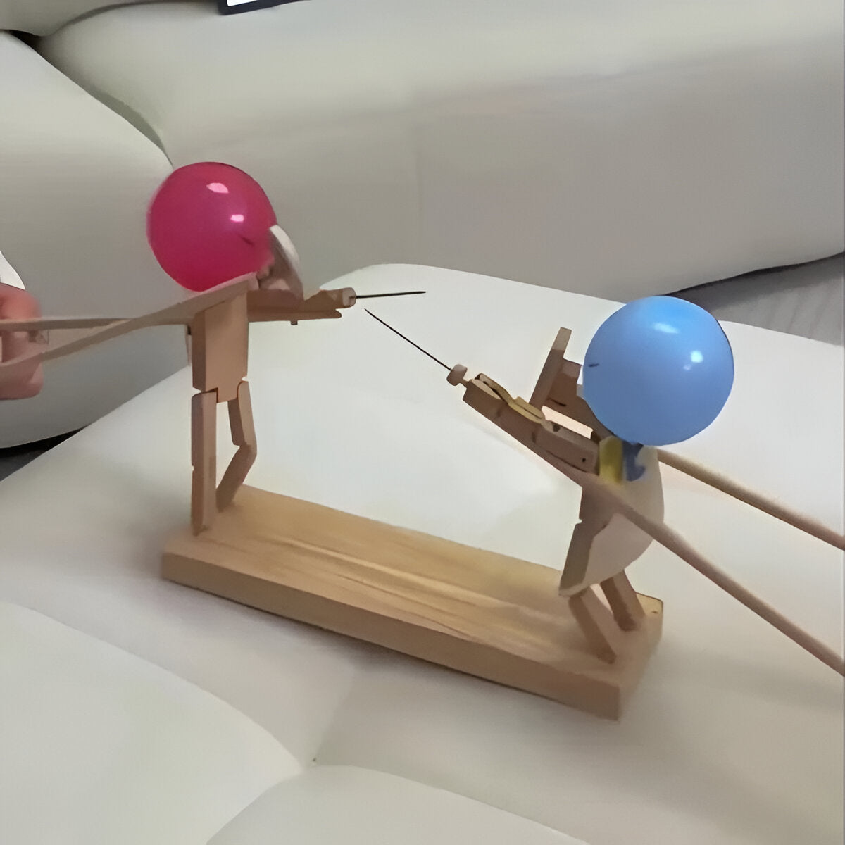 Wooden fencing puppets game - product image 2