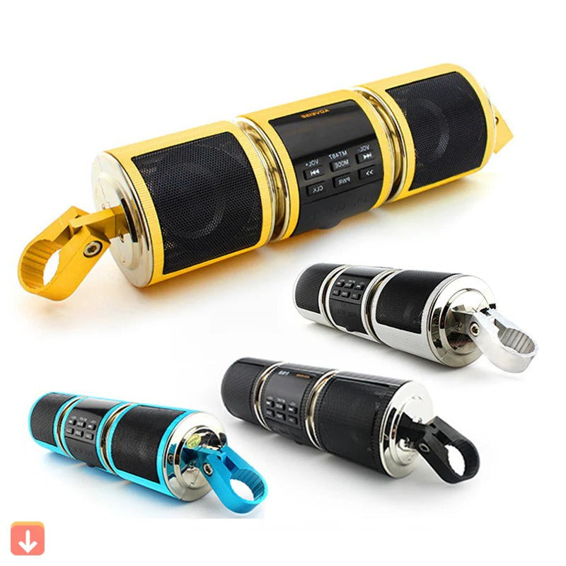 NOMOVA Motorcycle Bluetooth Speaker with FM Radio