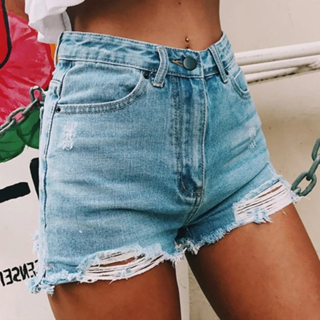 NOMOVA Trendy Denim Shorts for Women