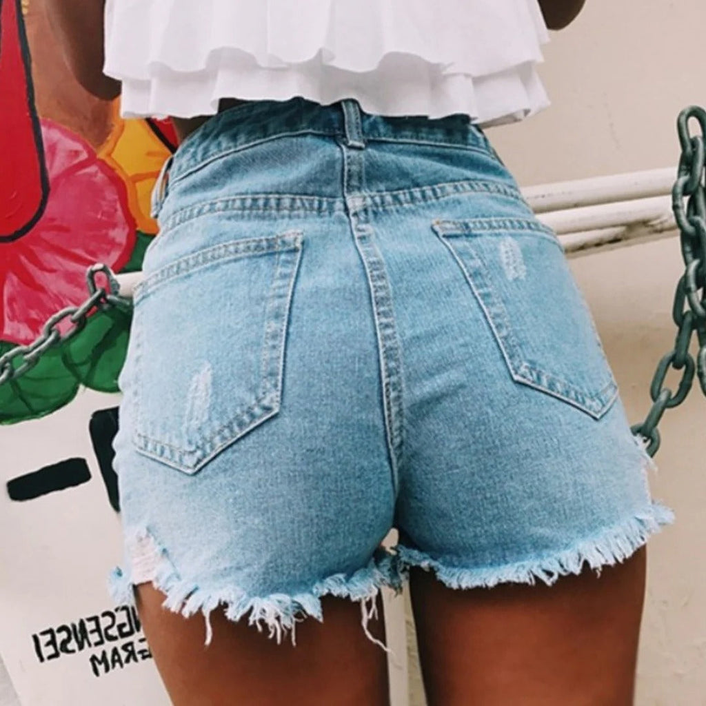 Trendy Denim Shorts for Women - product detail 2