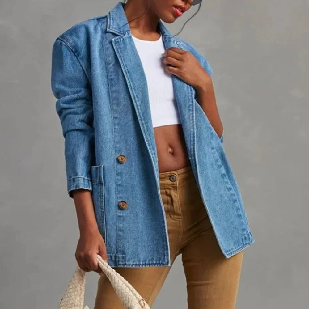 Casual and Stylish Denim Jacket For Women - product detail 2