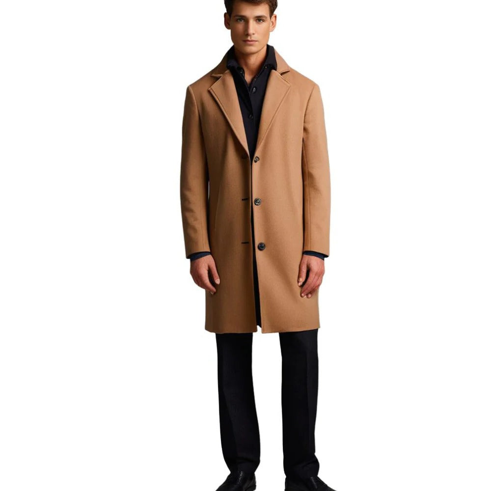 Long Winter Coat For Men - product detail 6