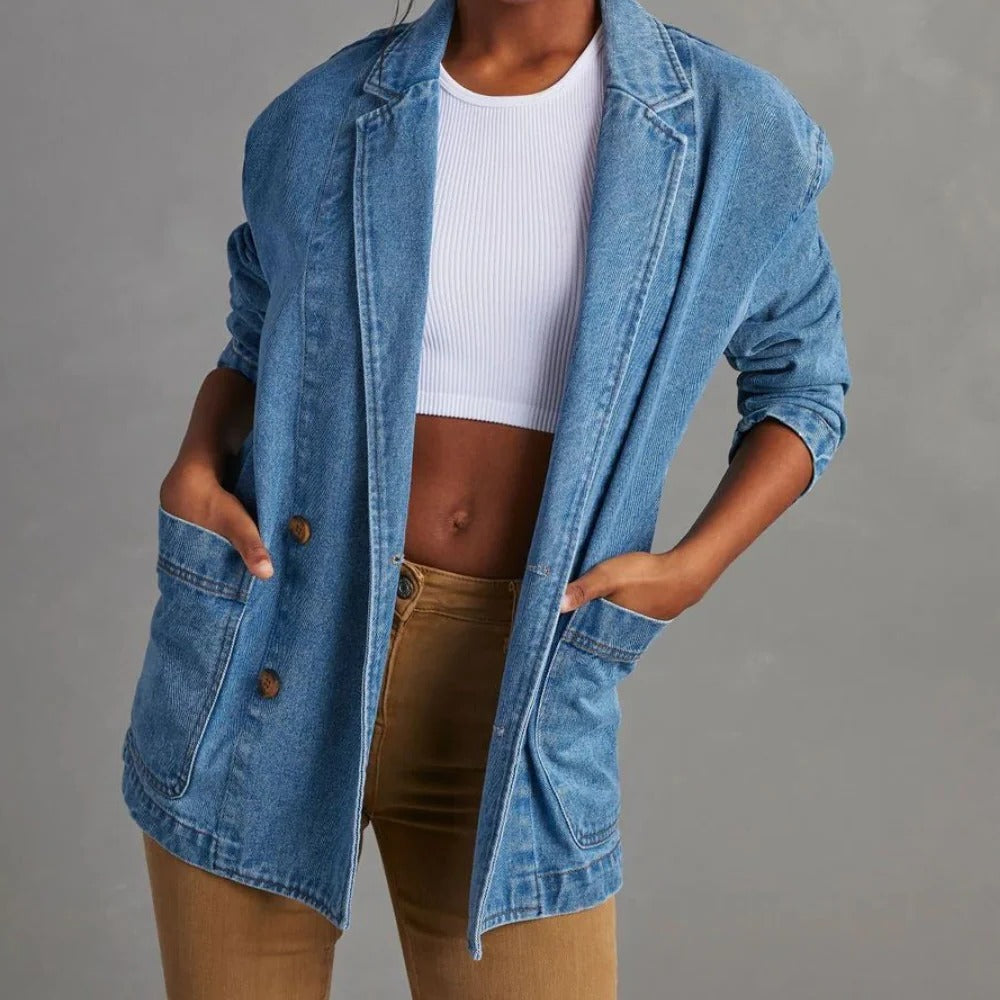 Casual and Stylish Denim Jacket For Women - product detail 3