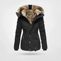 Warm fashionable winter jacket with lining and hood - product image 1