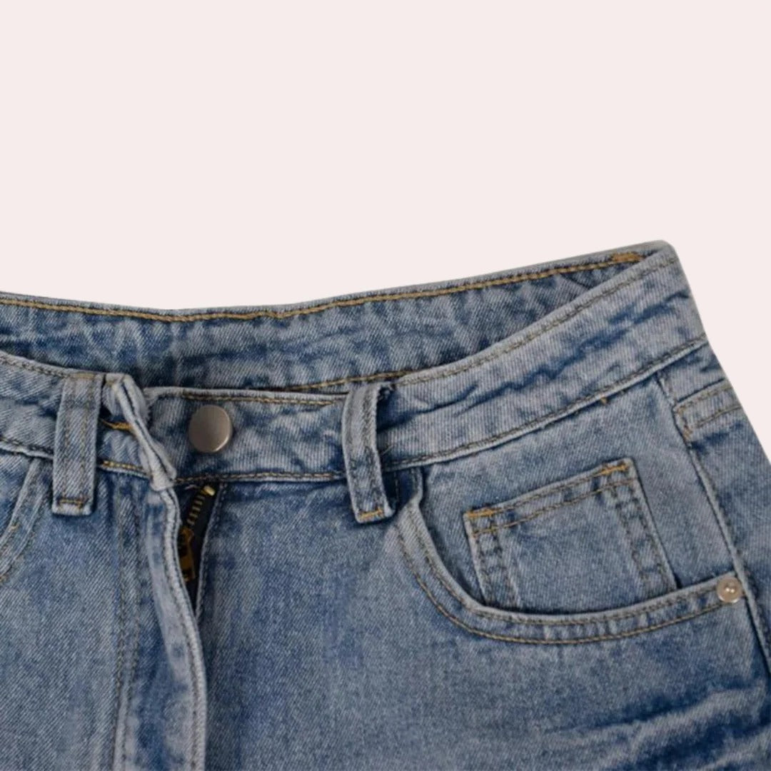 Trendy Denim Shorts for Women - product detail 4