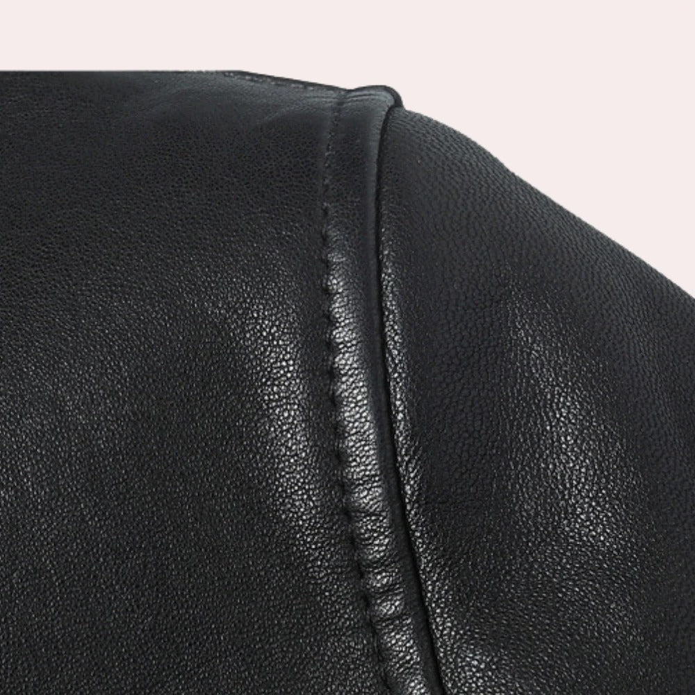 Men's leather jacket - product image 3