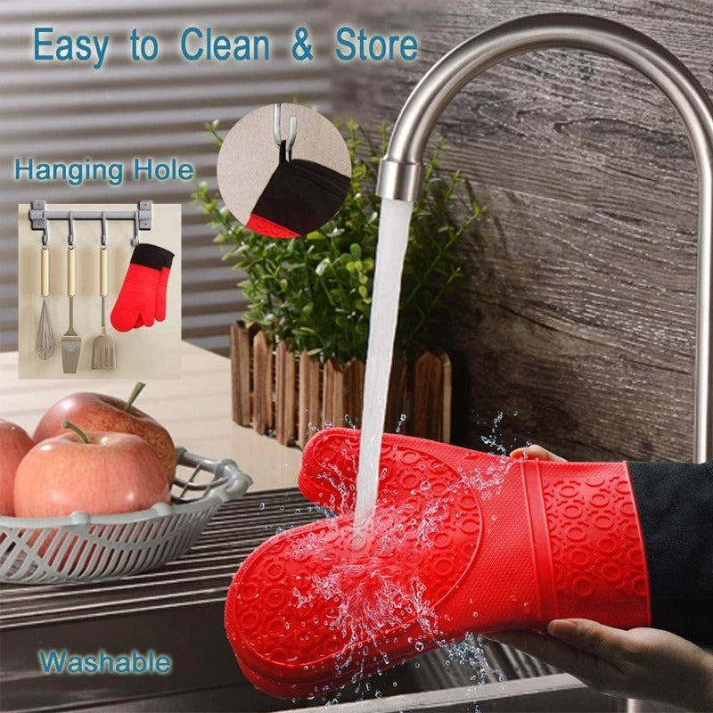 Heat-Resistant Oven Gloves - product detail 7