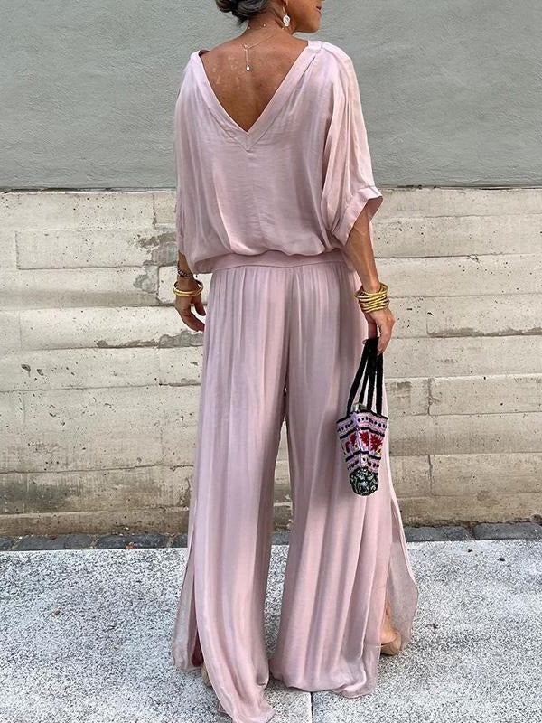 Elegant two-piece wide-leg chiffon pants - product image 10