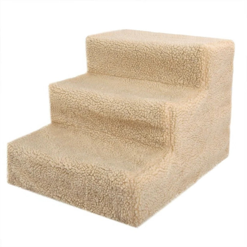 3 Step Portable Dog Stairs For Tall Bed - product detail 4