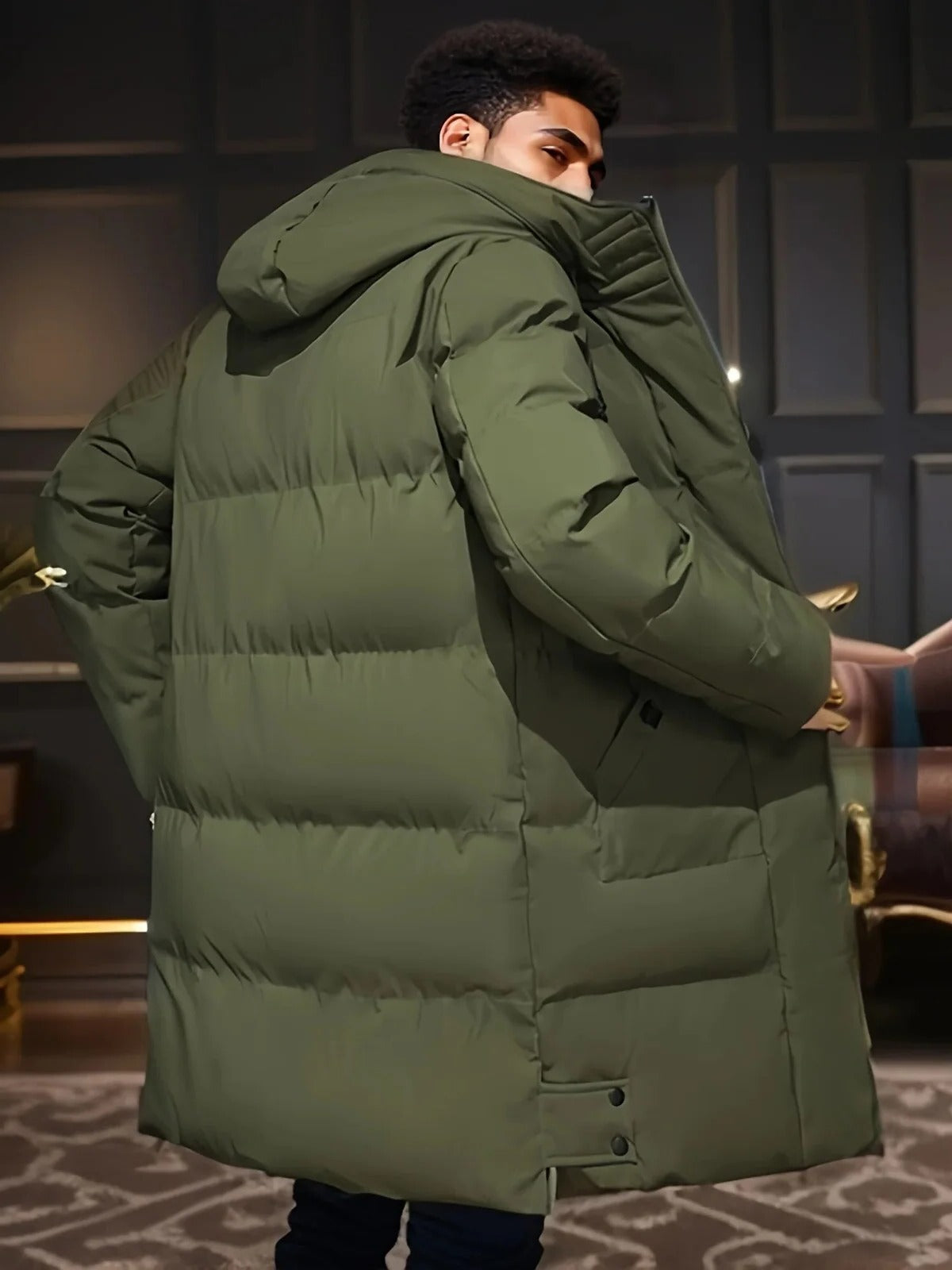 Long Winter Jacket for Men - Waterproof and Warm - product image 4