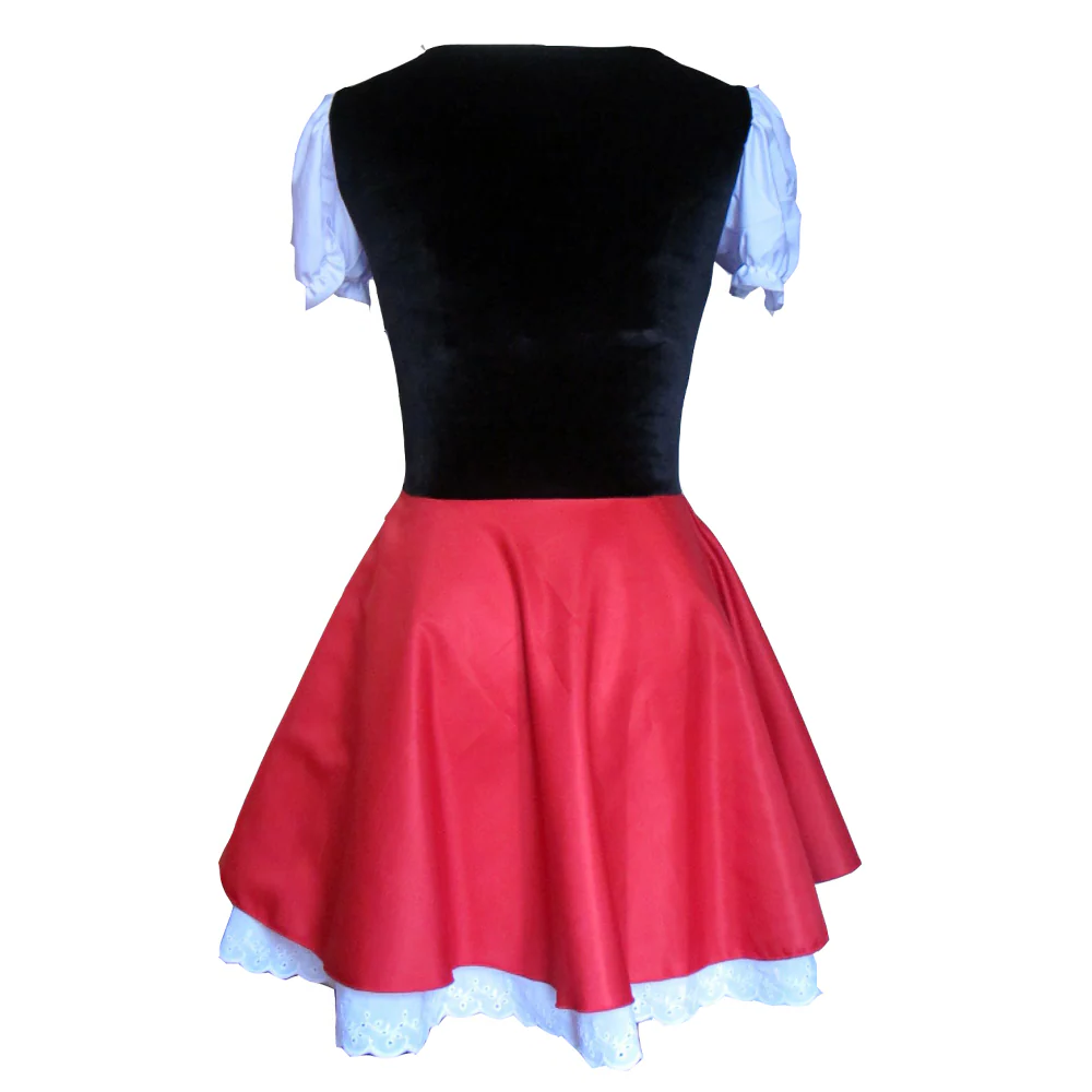 Official Little Red Riding Hooded Dress Woman Costume - product image 4