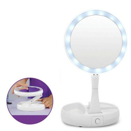 LED Folding Vanity Mirror - product image 1