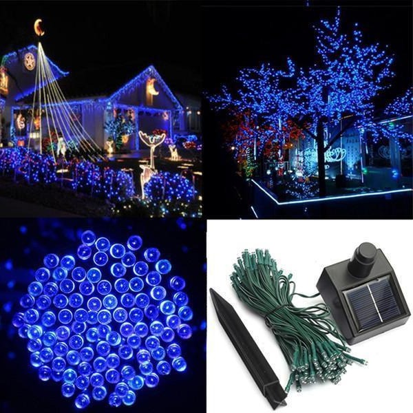 17-Meter String of 100 LED Solar-Powered Fairy Lights - product detail 7