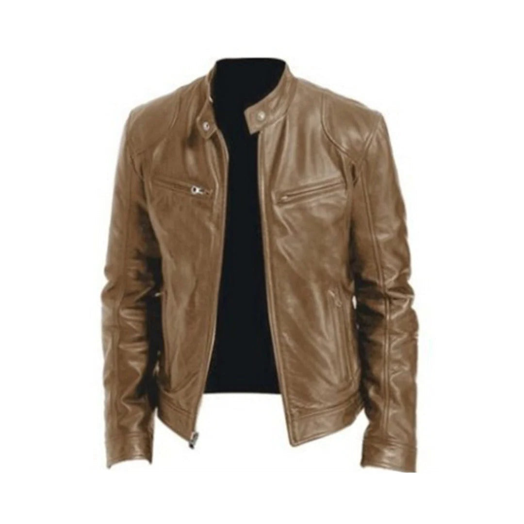 Men's leather jacket - product image 5