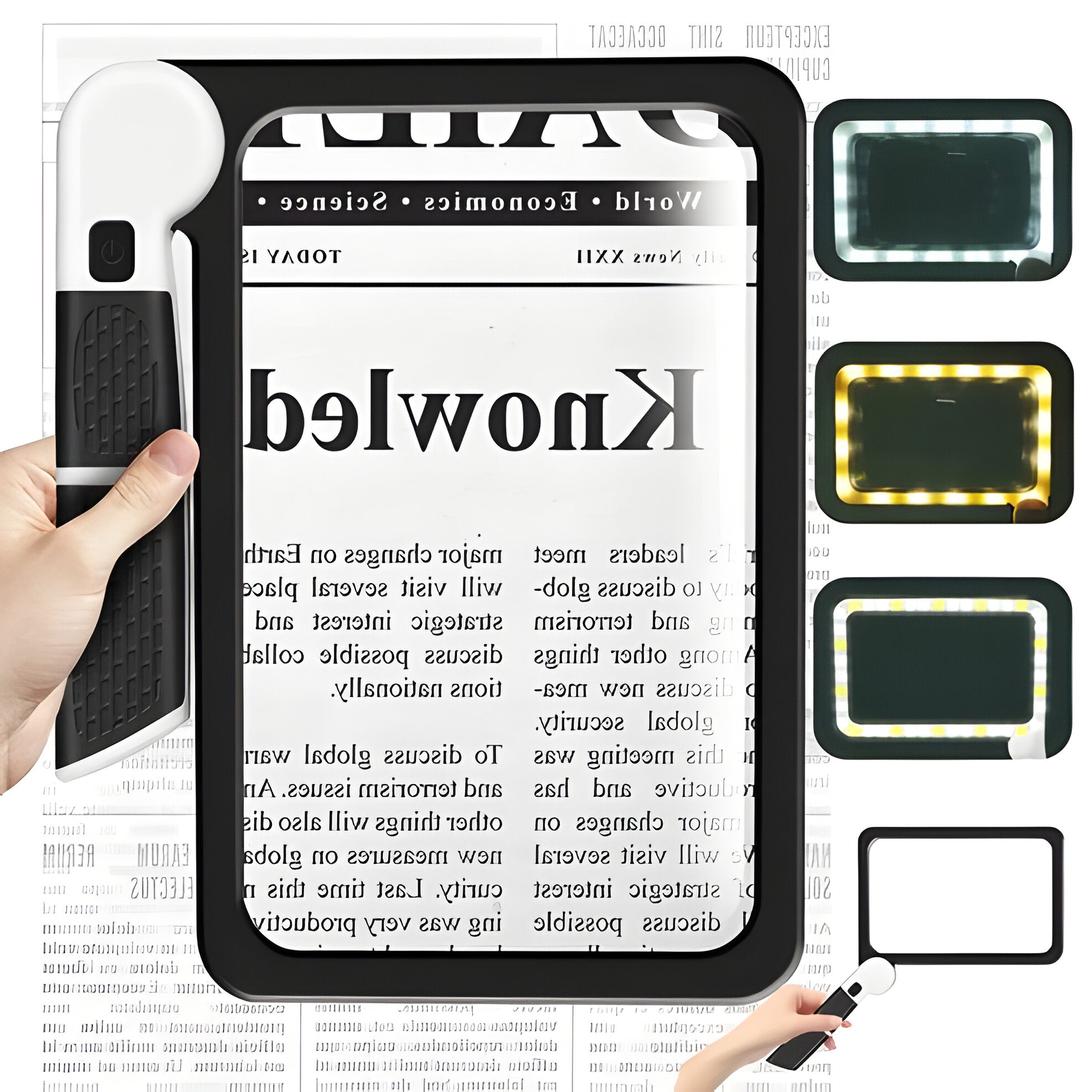 Foldable LED Magnifying Glass - product detail 4