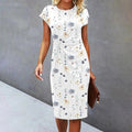 NOMOVA Elegant Short Sleeve Dress